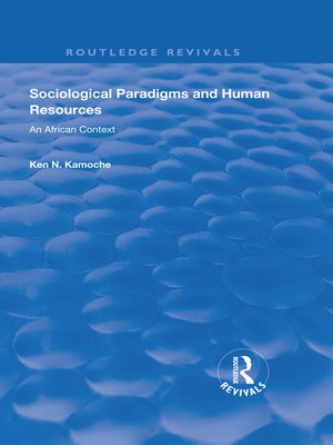 cover image of Sociological Paradigms and Human Resources